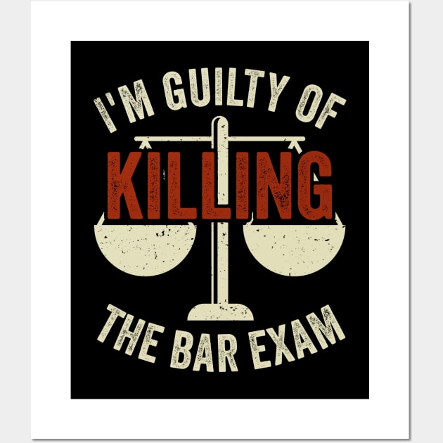 Bar Exam Passer Law School Graduation Graduate Wall Art by Dolde08